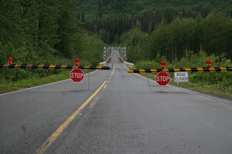 Closed due to mud slide