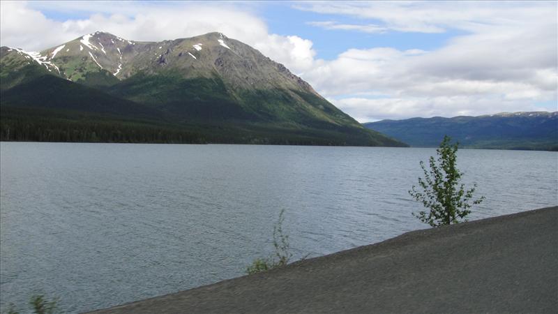 Lake along the route - one of MANY