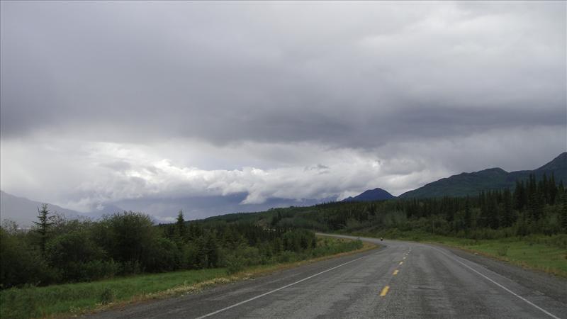 Weather Riding into Whitehorse