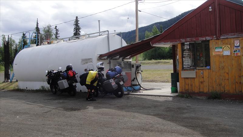 Typical Gas Stations-never pass one up along this route!