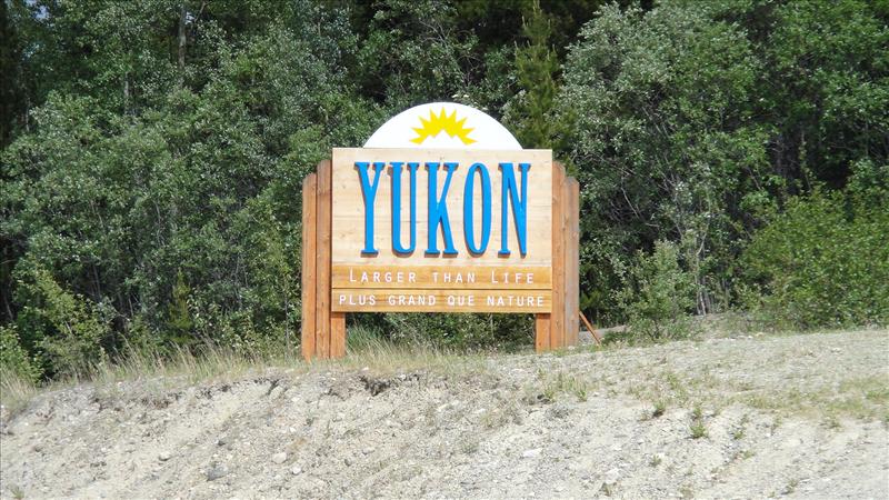 Entering the YukonTerritory